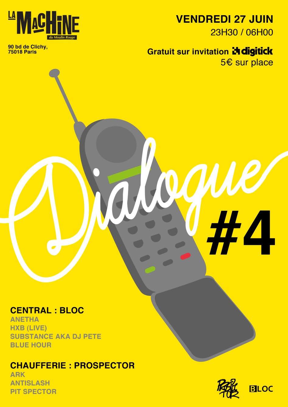 Dialogue #4: Bloc & Prospector - Página frontal