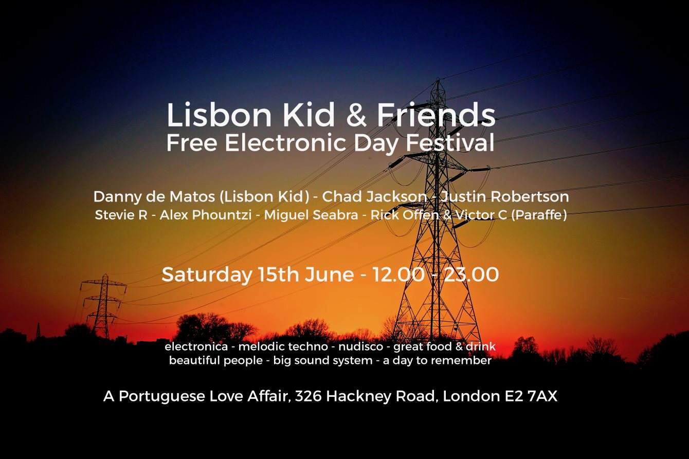 Lisbon Kid & Friends Free Electronic Day Festival - フライヤー表