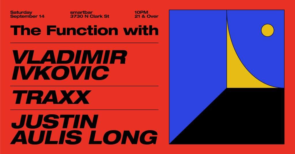 The Function with Vladimir Ivkovic / Traxx / Justin Aulis Long - Página frontal