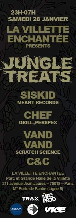 Jungle Treats feat Siskid, Chef, Vand Vand & C&c - Página frontal
