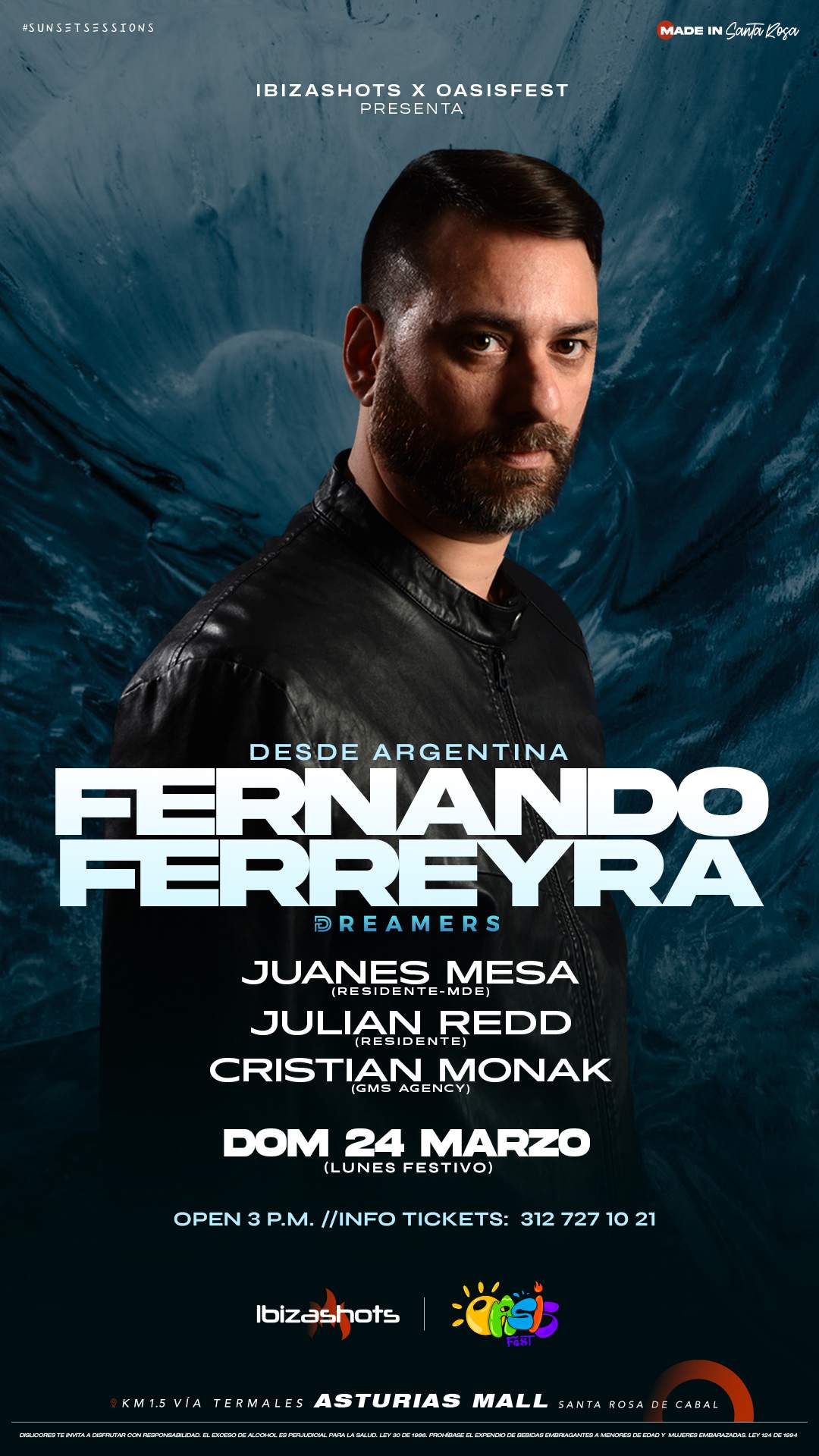 Fernando Ferreyra - フライヤー表