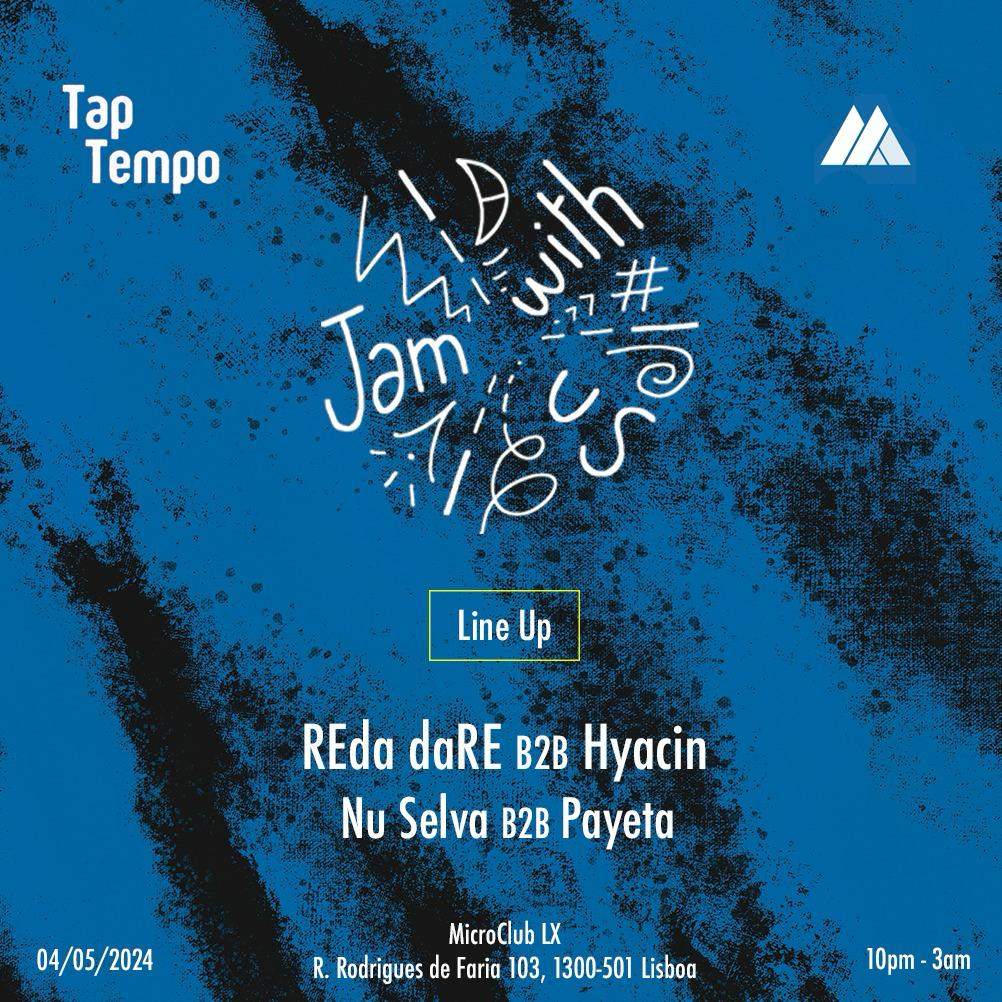 Jam with Us x Tap Tempo - フライヤー表