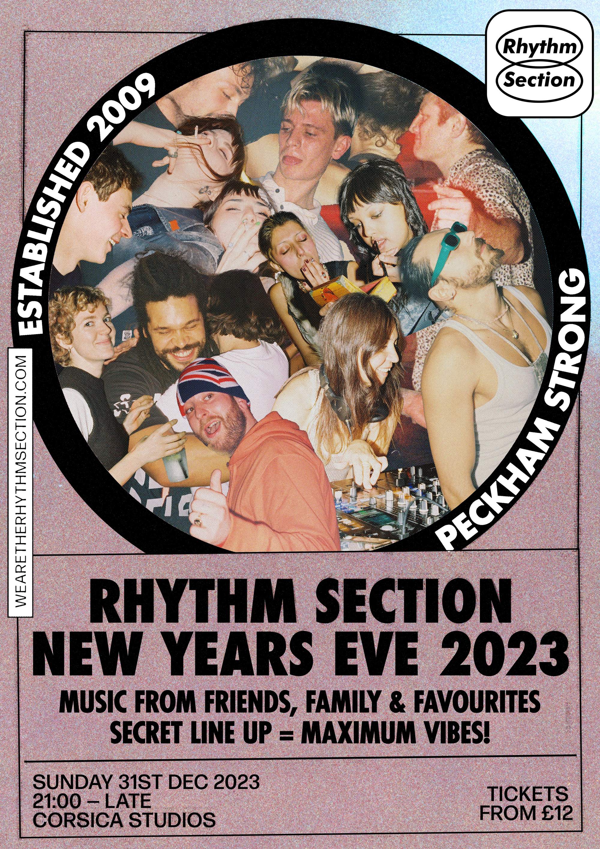 Rhythm Section does NYE 2023 at Corsica Studios, London