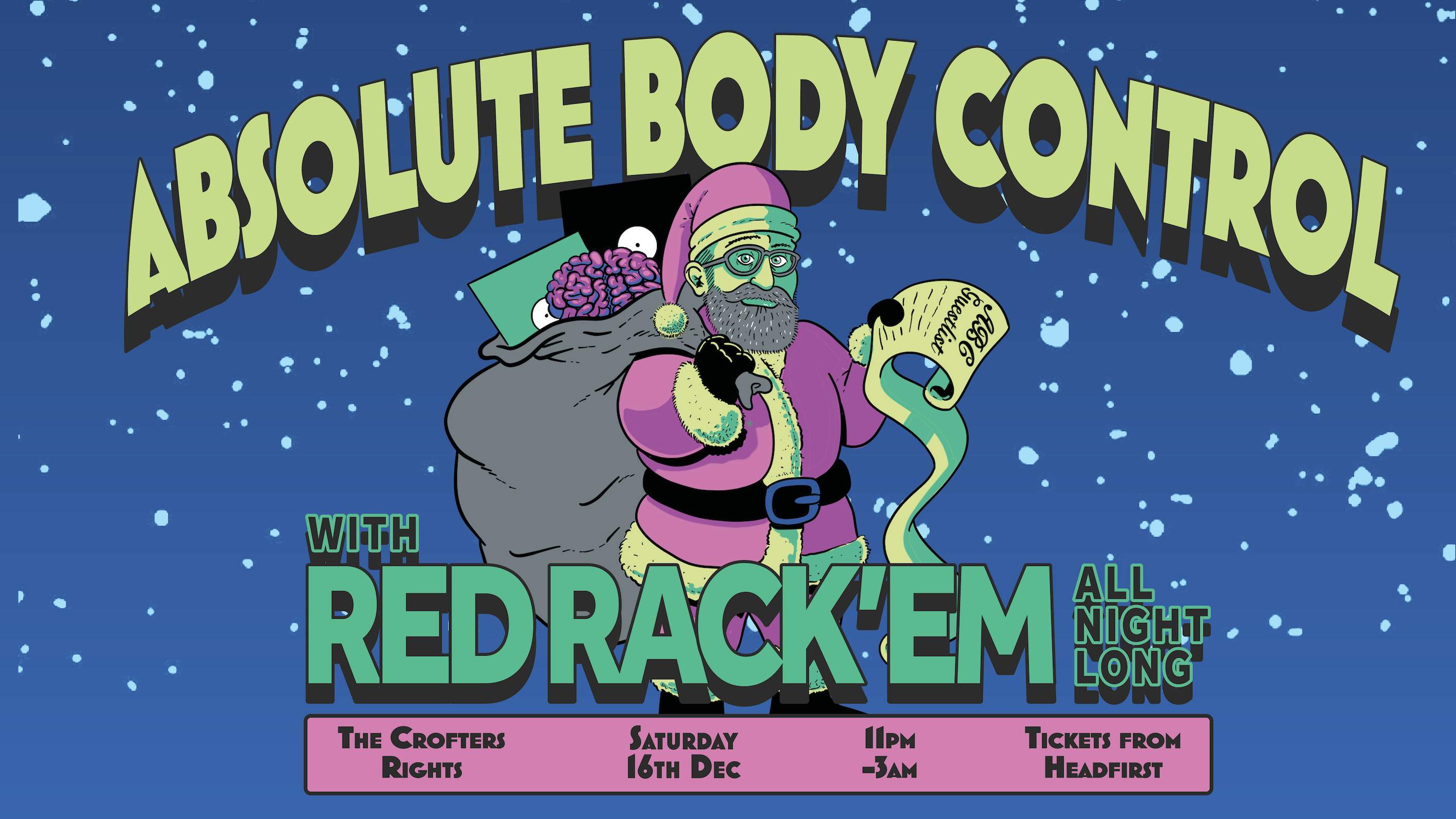 Absolute Body Control: Red Rack'em - フライヤー表