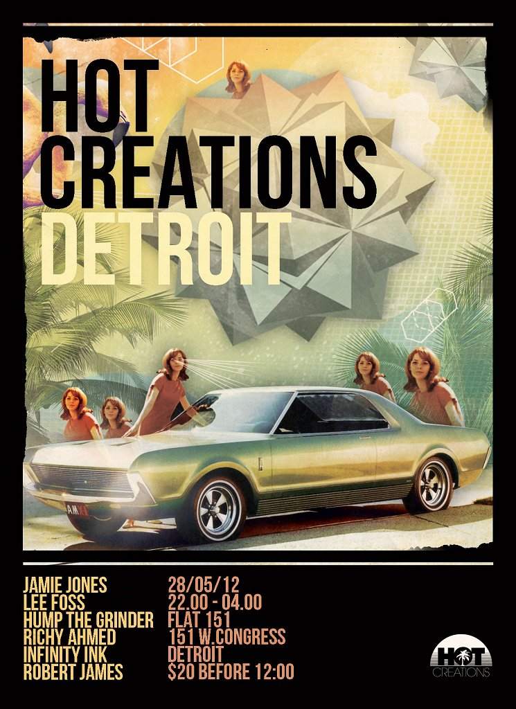 Hot Creations Detroit - フライヤー表