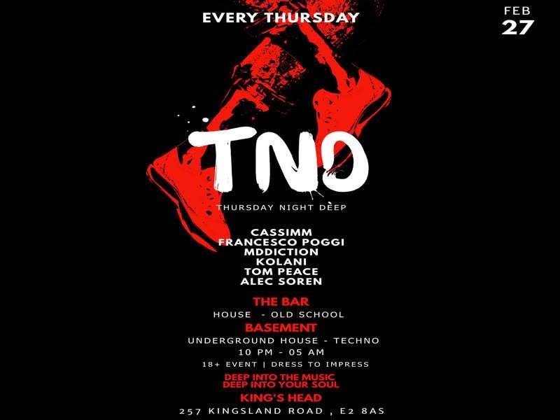 TND 2020 Opening Party, new Location, new Journey Begin - フライヤー表