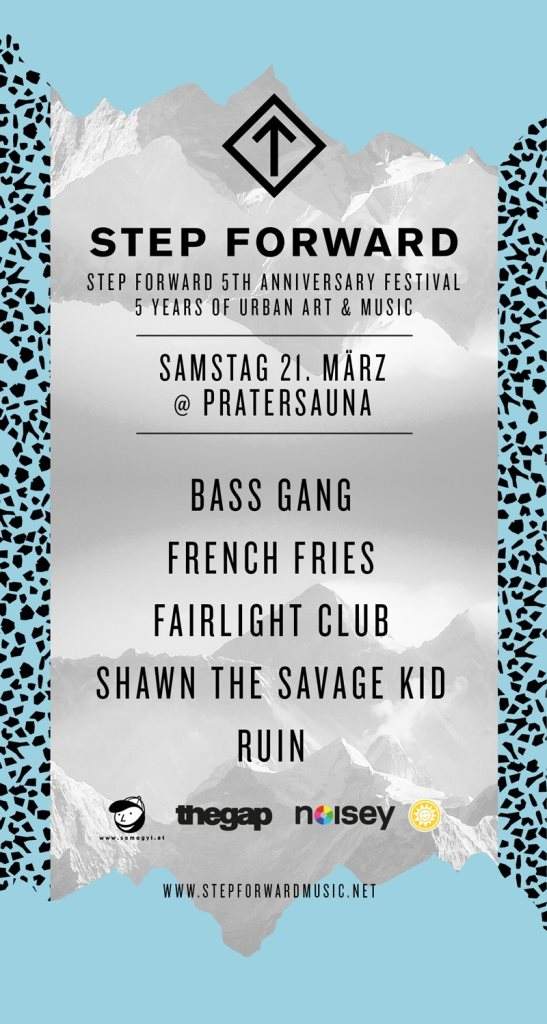 5 Years Step Forward Festival: Fairlight Club, Bass Gang & French Fries - フライヤー表