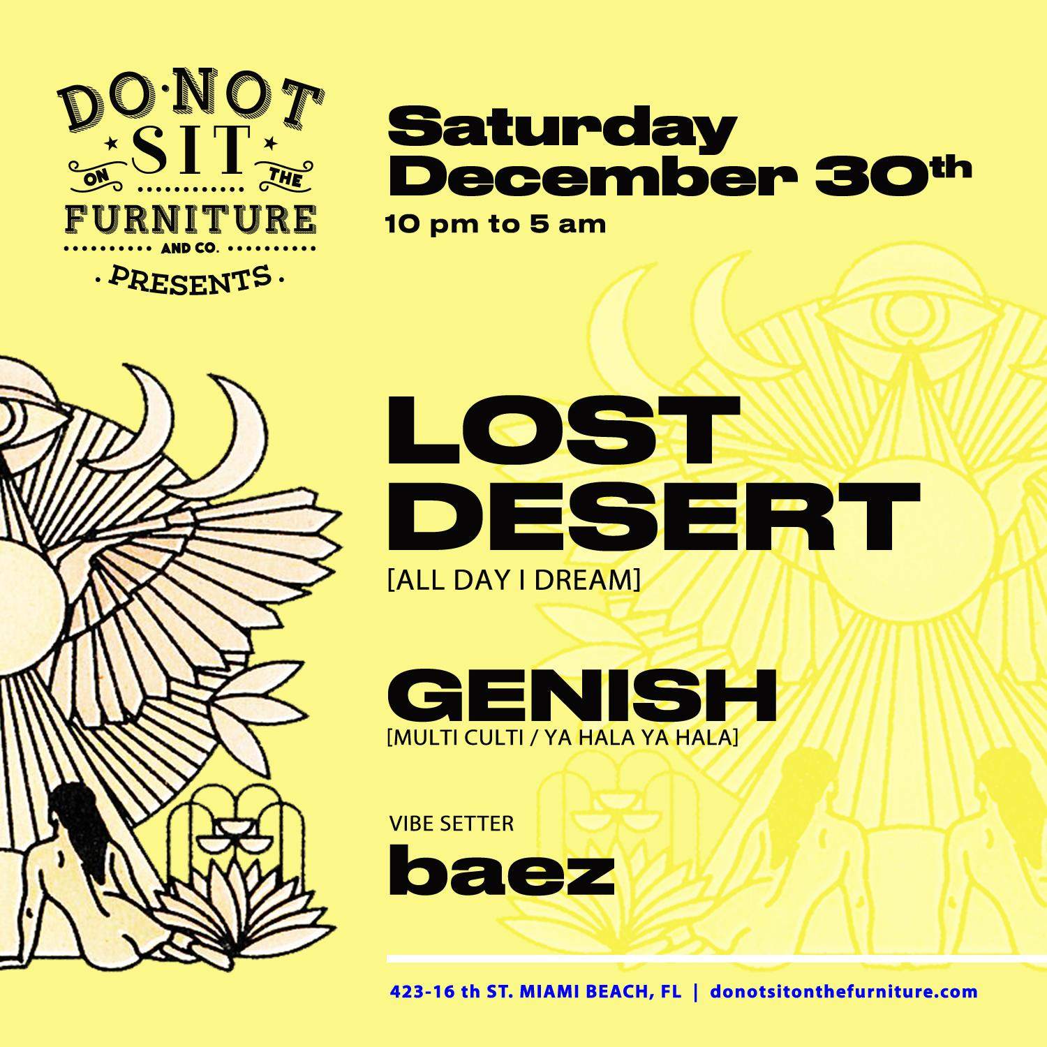 Lost Desert [All Day I Dream] & Genish [Multi Culti/ Ya Hala Hala] - Página frontal