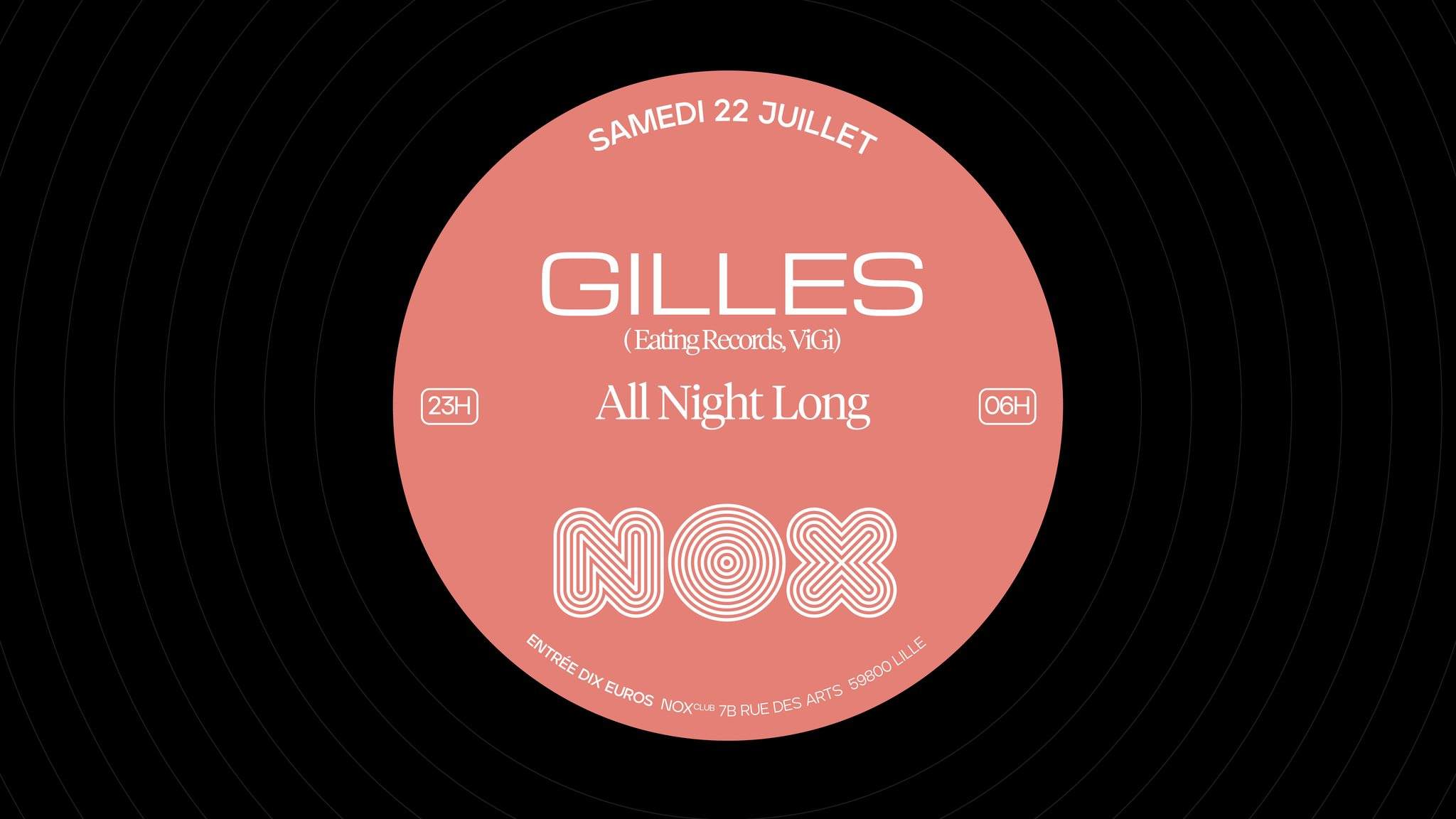 Nox Club with Gilles (Eating Records, ViGi) - Página frontal
