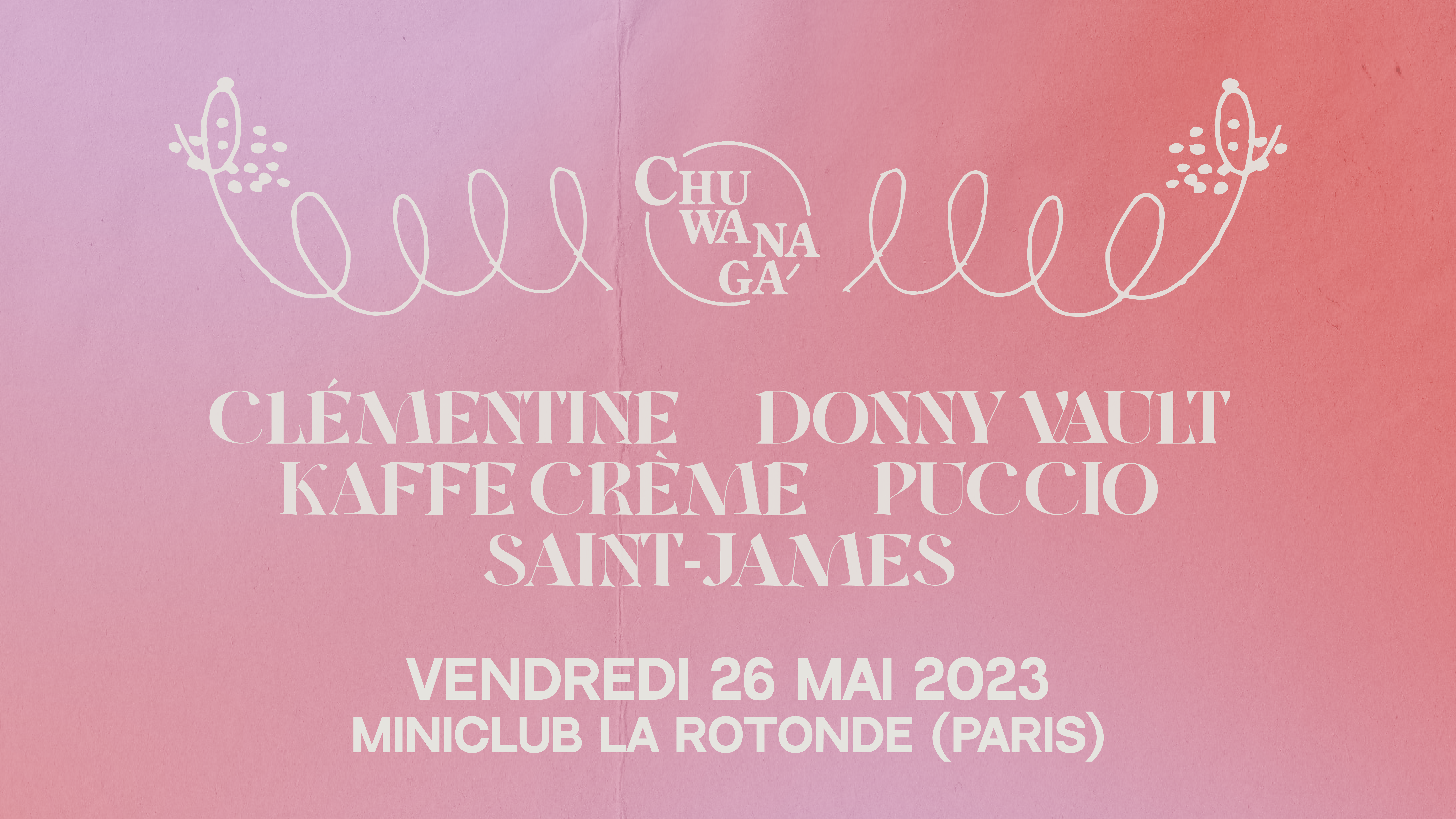 Clémentine, Donny Vault, Kaffe Crème, Puccio, Saint-James • Chuwanaga - Página frontal