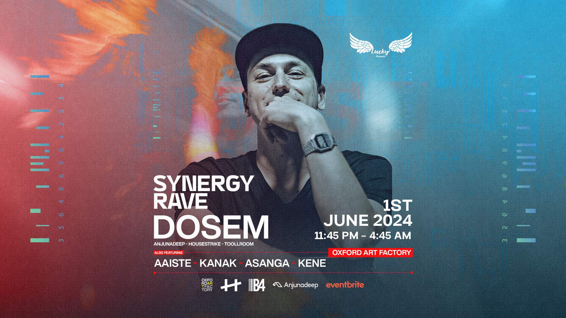 Synergy Rave 3 ft Dosem (ANJUNADEEP) & Aaiste - Página frontal