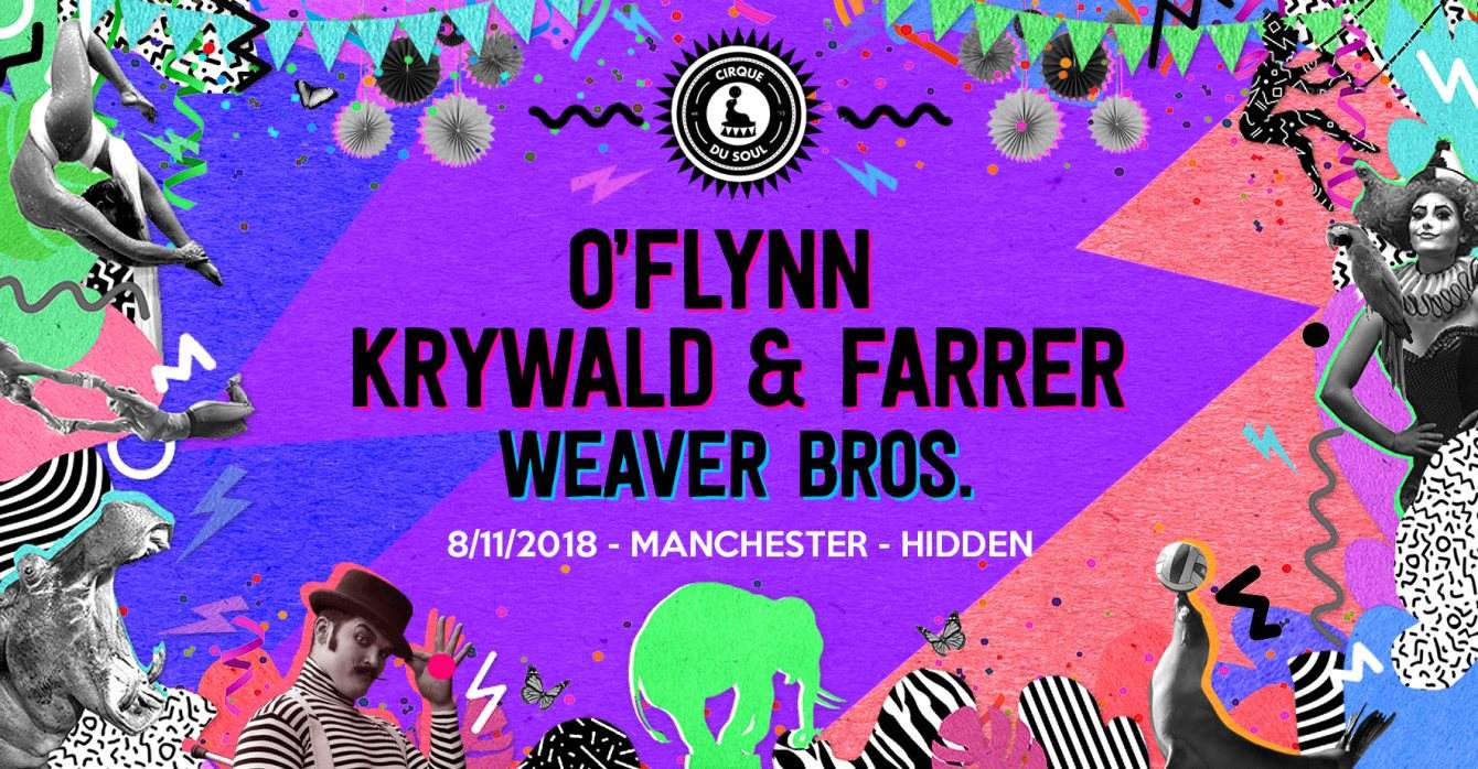 Cirque Du Soul: Manchester // The Opening Party - フライヤー表