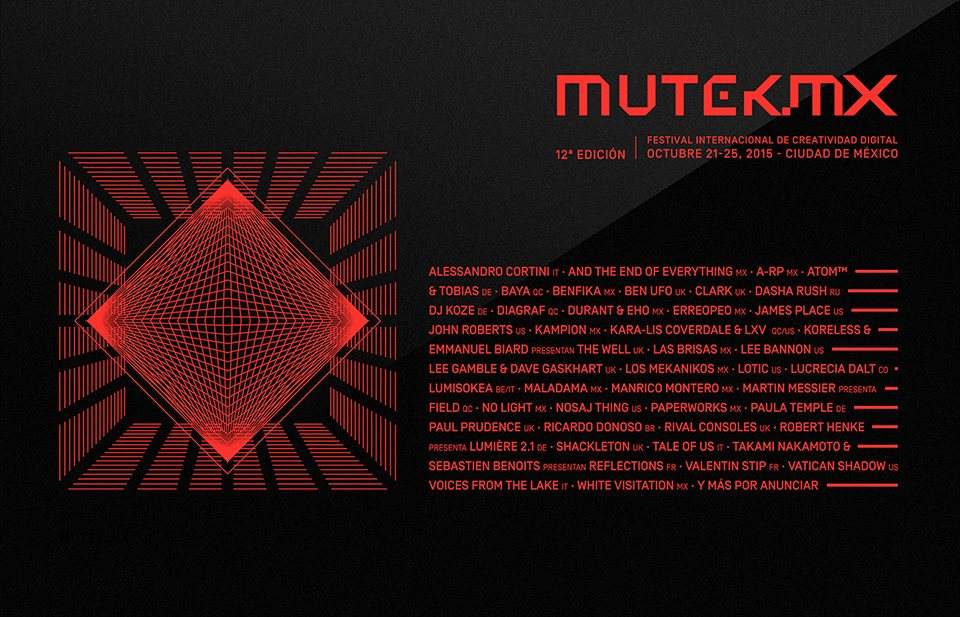 MUTEK Festival MX - Página frontal