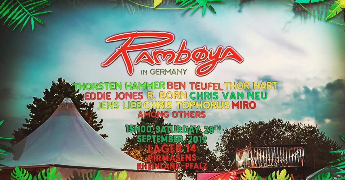 Ramboya Open Air Festival - Germany - フライヤー表