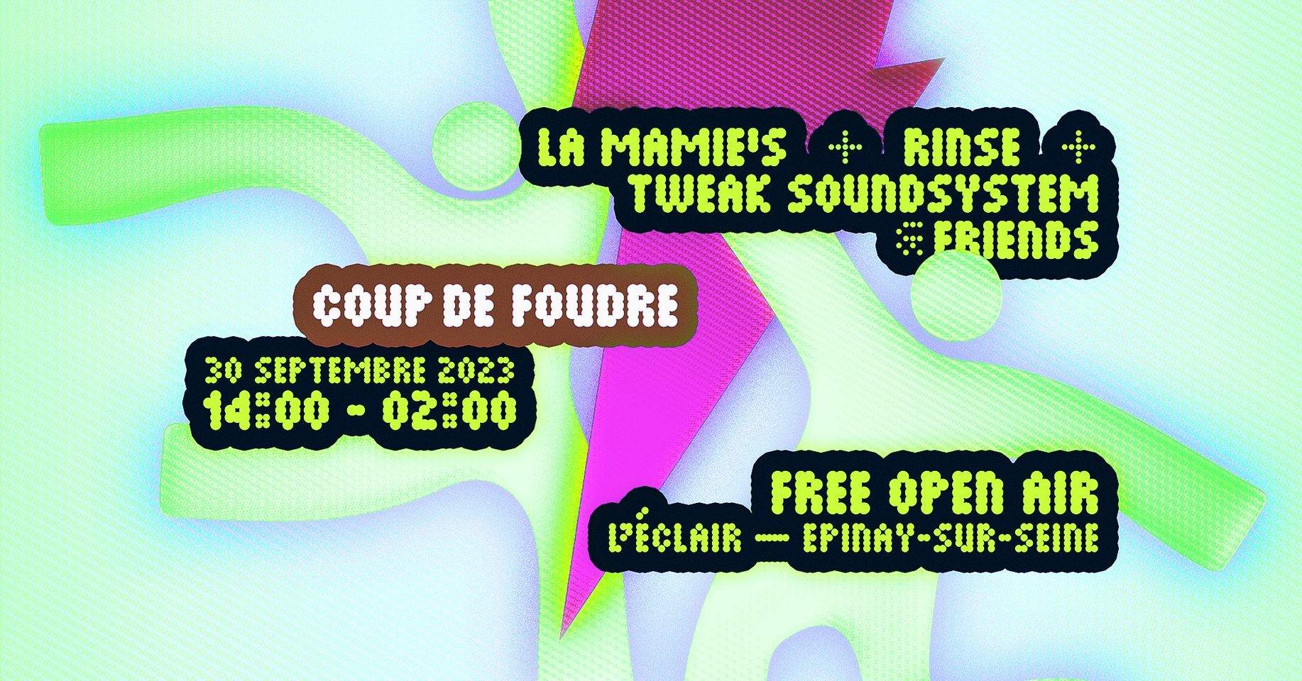 La Mamie's, Rinse & Tweak Soundsystem - フライヤー裏