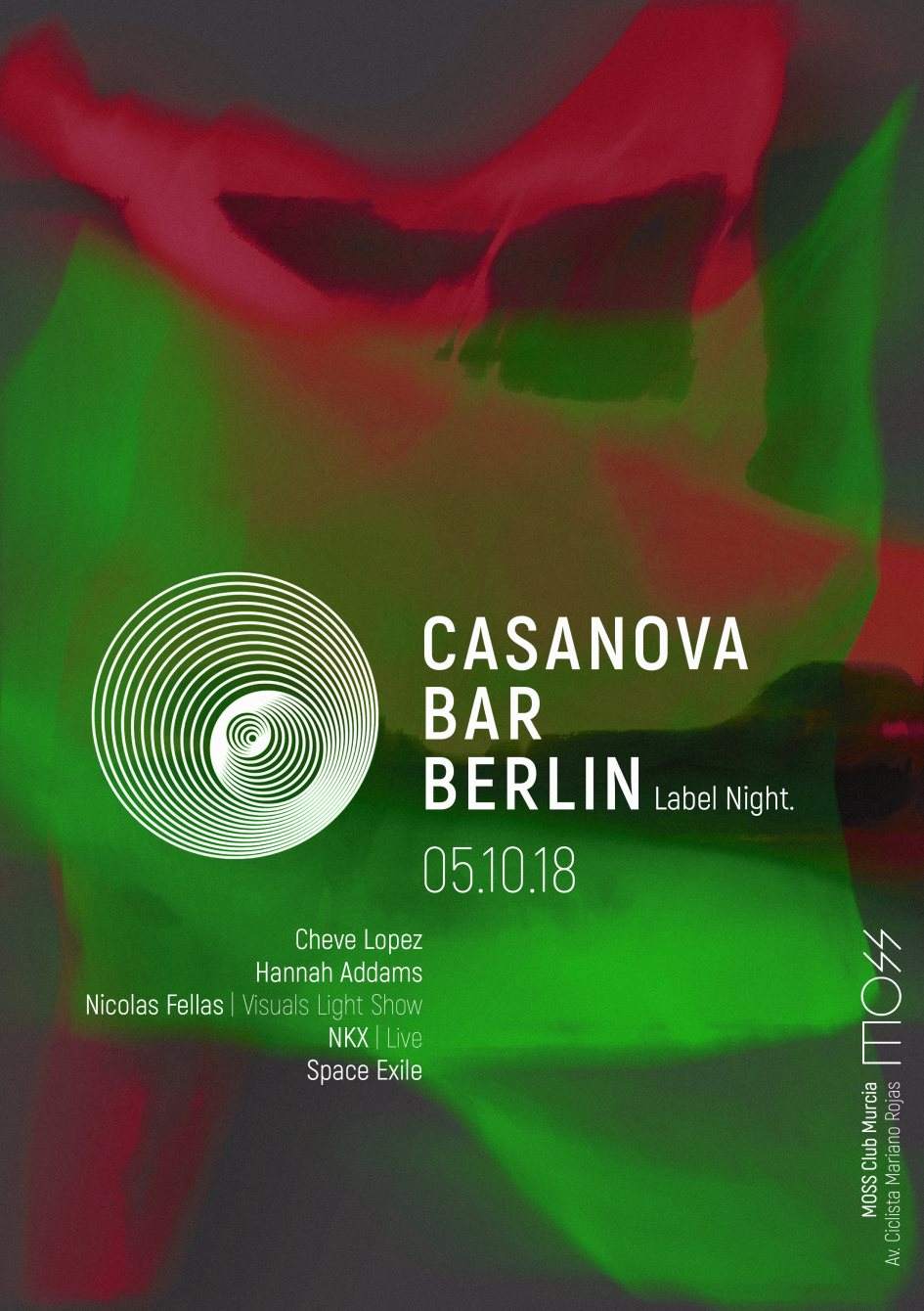 Casanova Bar Berlin / Label Night - フライヤー表