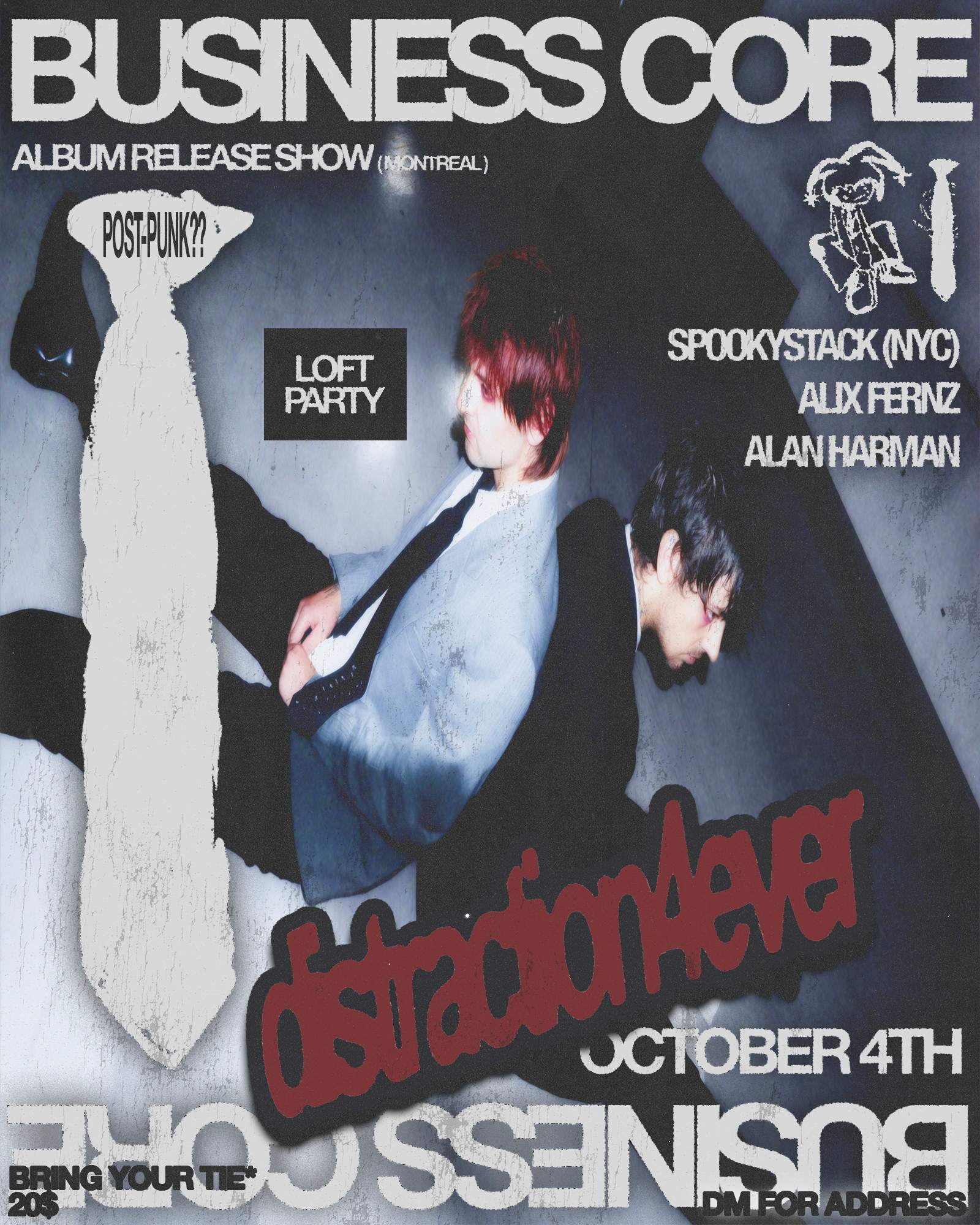 distraction4ever Album Release Show ★ with Spookystack (NYC), Alix ...