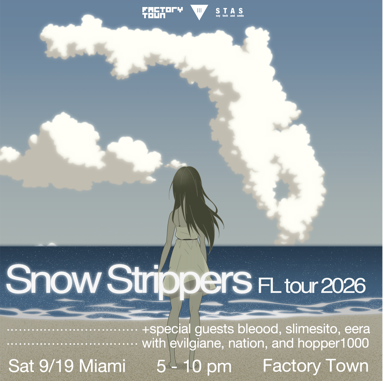 Snow Strippers at Factory Town, Miami