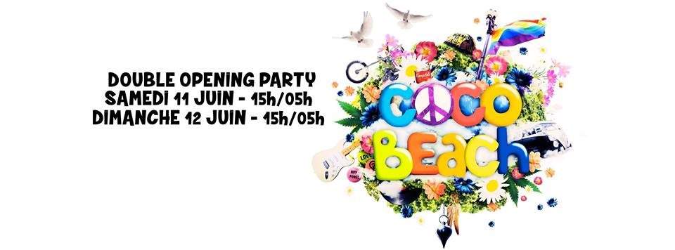 Cocobeach - Opening Party One - フライヤー表