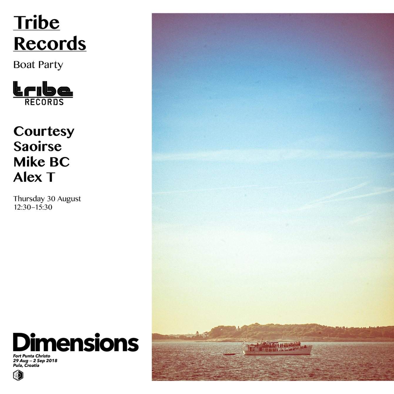 Tribe Records : Saoirse, Alex T, Mike BC, Courtesy - Página frontal