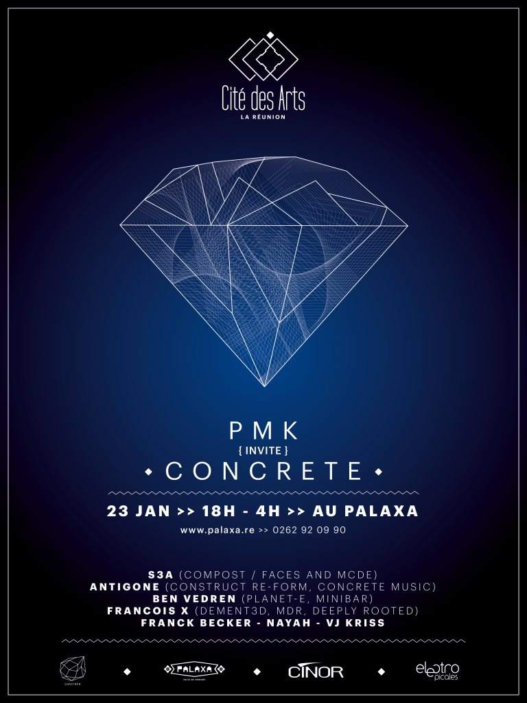 PMK Invite Concrete (Paris) - Página frontal