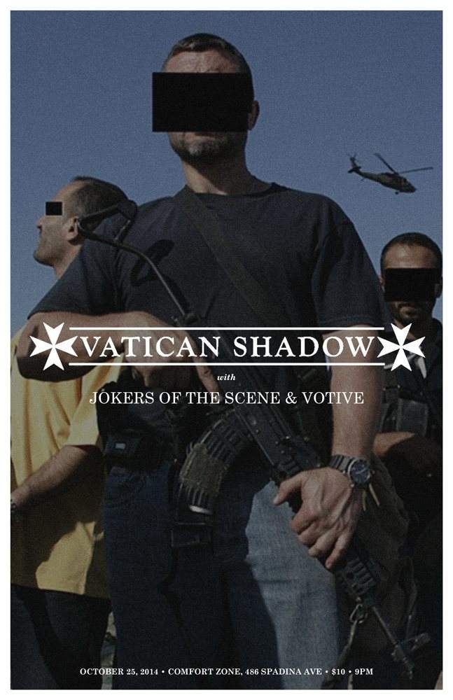 Vatican Shadow & Jokers of the Scene - フライヤー表