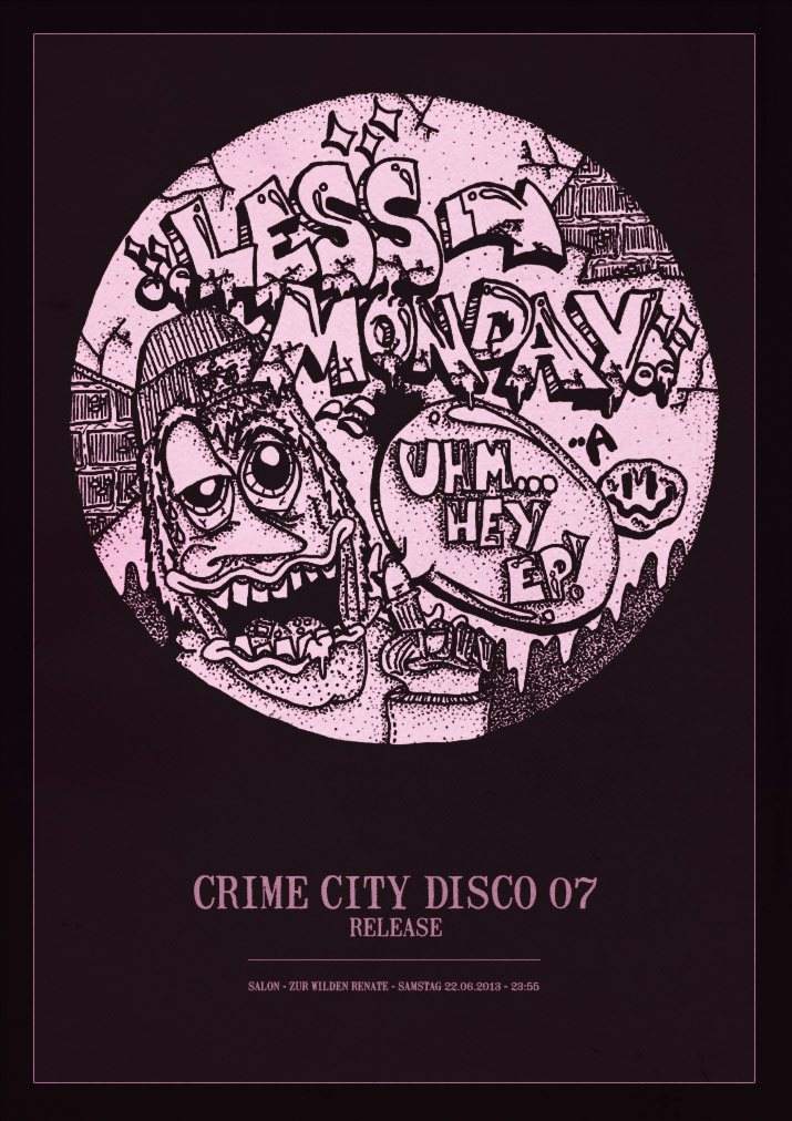 Crime City Disco 7 Record Release - Página frontal