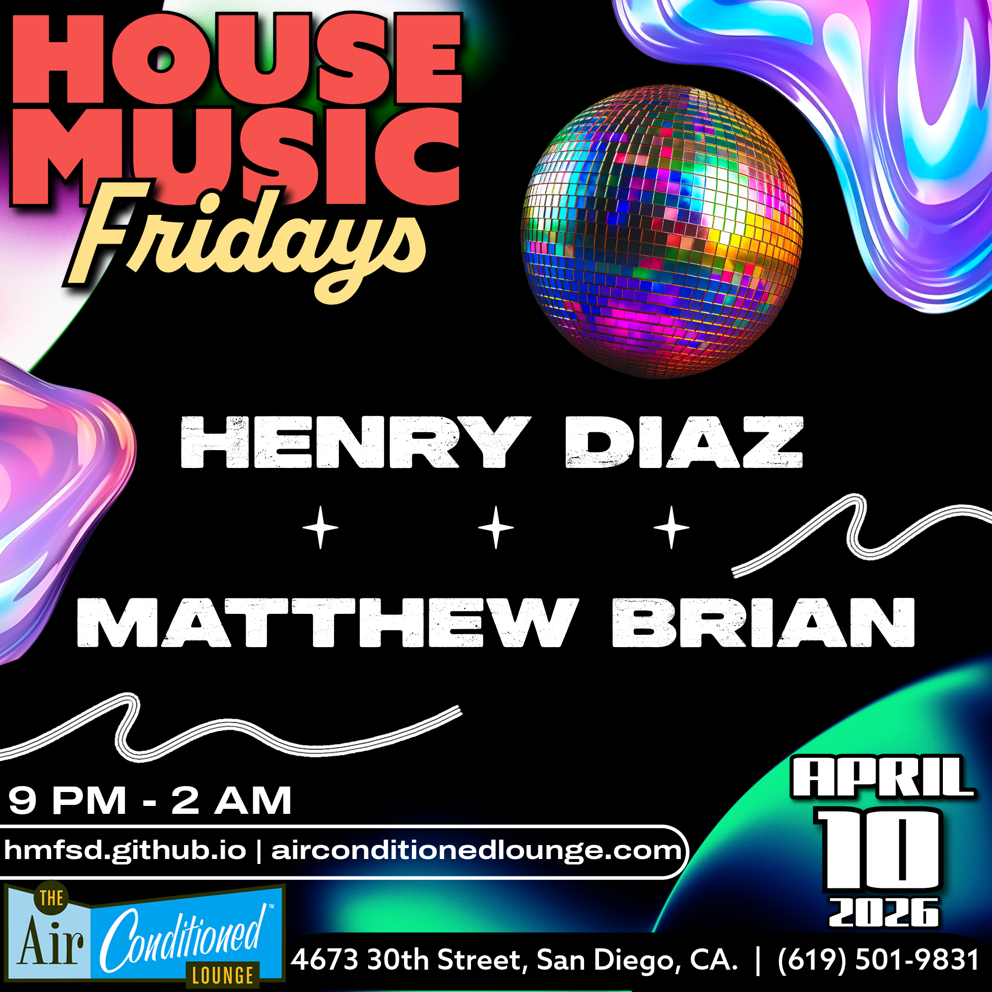 House Music Fridays: Henry Diaz + Matthew Brian at The Air
