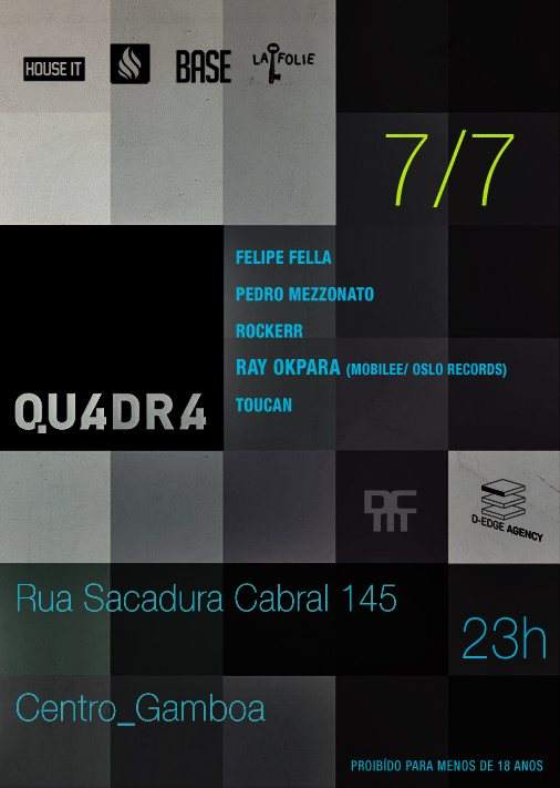 Quadra presents: Ray Okpara (Mobilee Records/Oslo) - フライヤー表