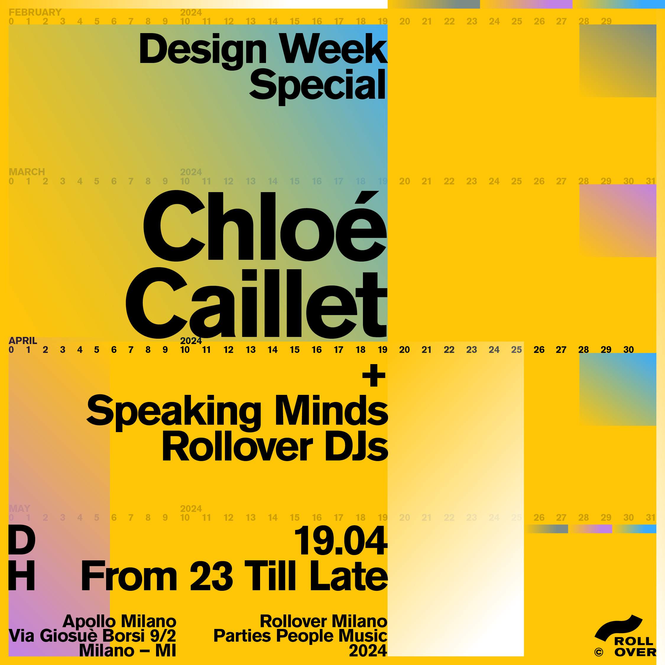 Rollover with Chloé Caillet & Speaking Minds - Página frontal