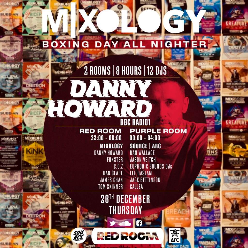 MIXOLOGY presents Danny Howard *Boxing Day Special* - Página frontal