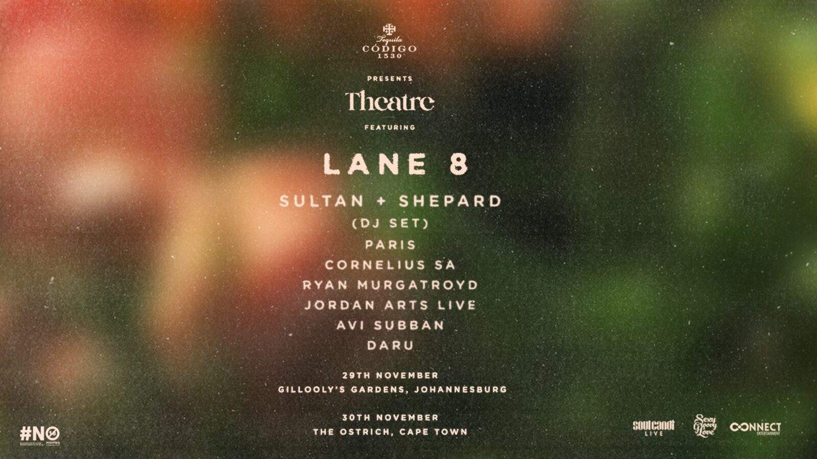 Theatre featuring Lane 8 (Johannesburg) at Gillooly's Garden