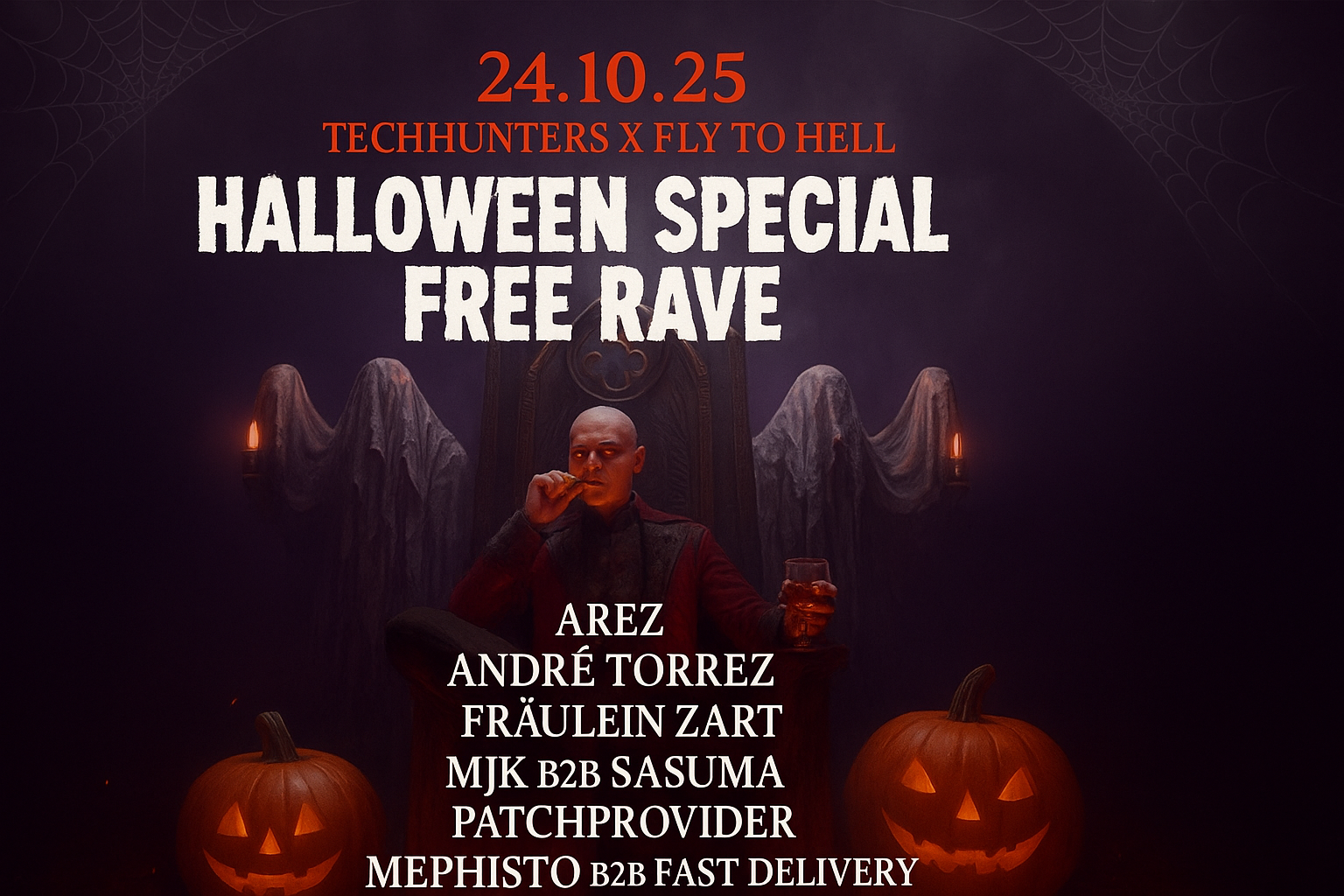 Techhunters X FLY TO HELL HALLOWEEN SPECIAL FREE RAVE at Club ...