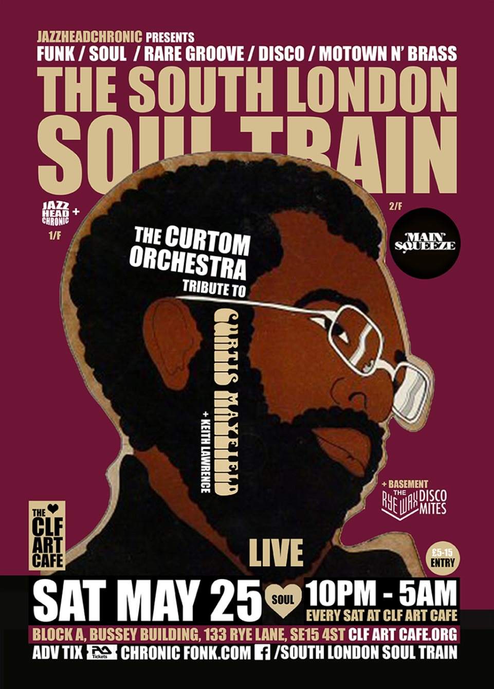 The South London Soul Train with Curtom Orchestra (Live Tribute to Curtis) - More - Página frontal