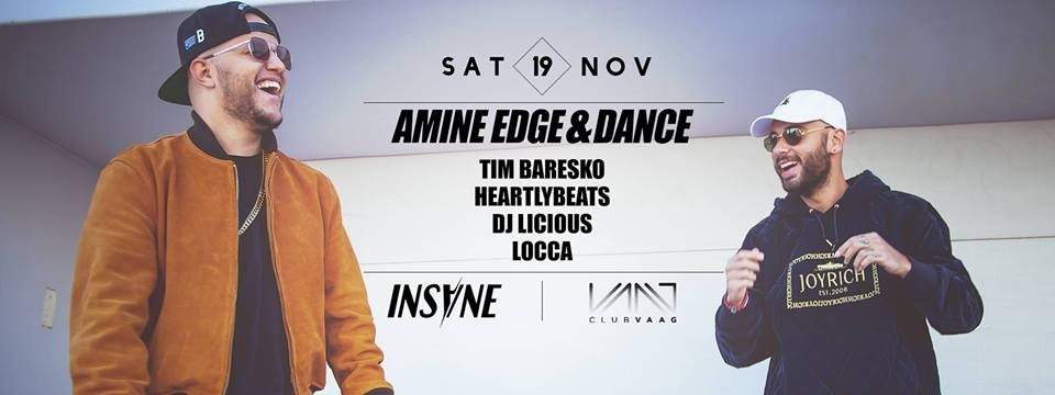 Insvne presents Amine Edge & Dance - フライヤー表