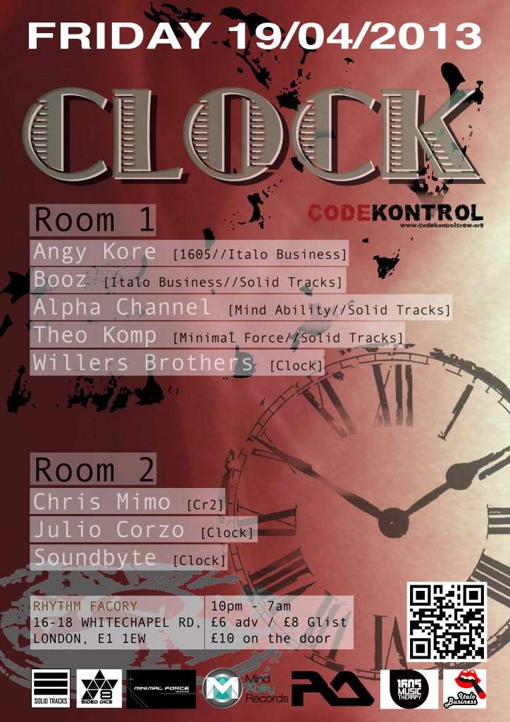 Clock #2 - Página trasera