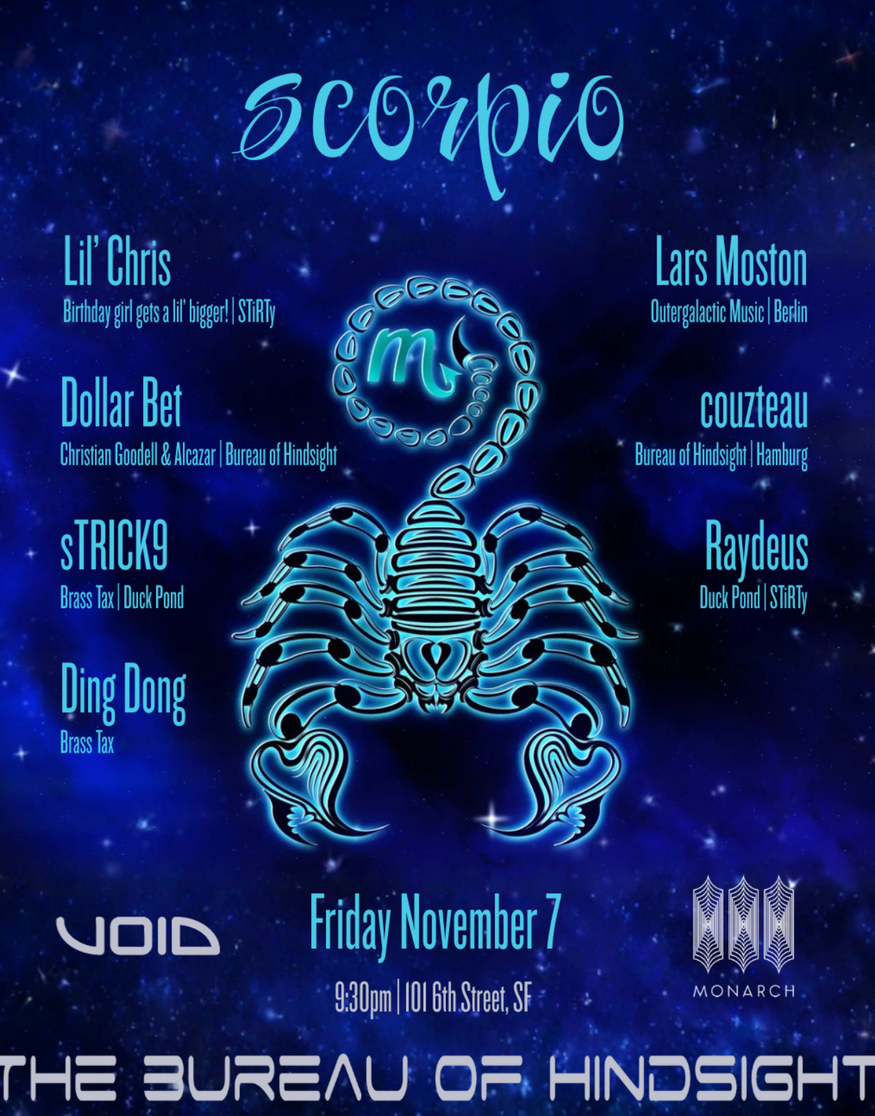 SCORPIO - Lil' Chris, Dollar Bet, Lars Moston, couzteau, sTRICK9 ...