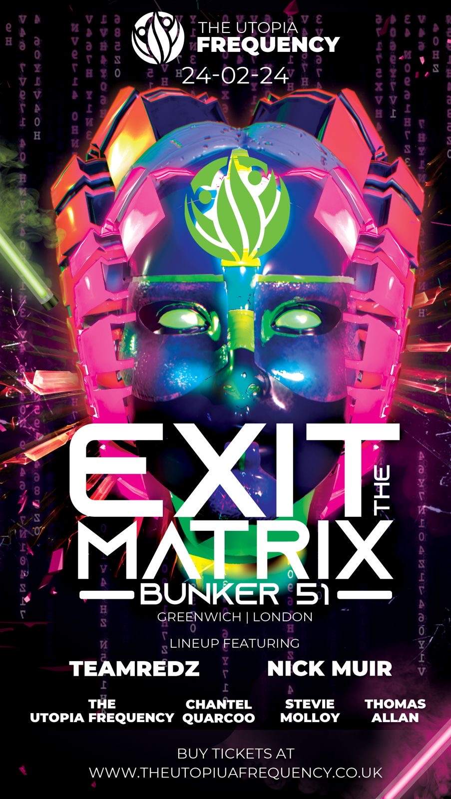 Exit The Matrix -  Bunker Rave - Página frontal