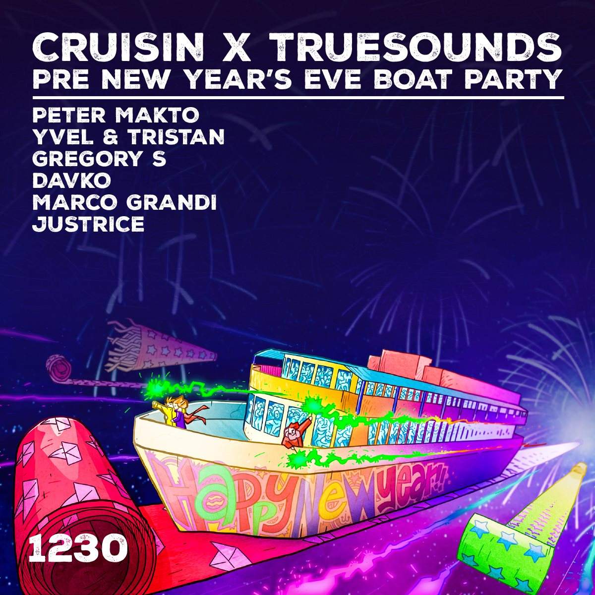 Pre NYE Boat Party - フライヤー表