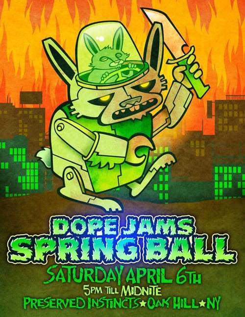 Dope Jams Spring Ball - フライヤー表