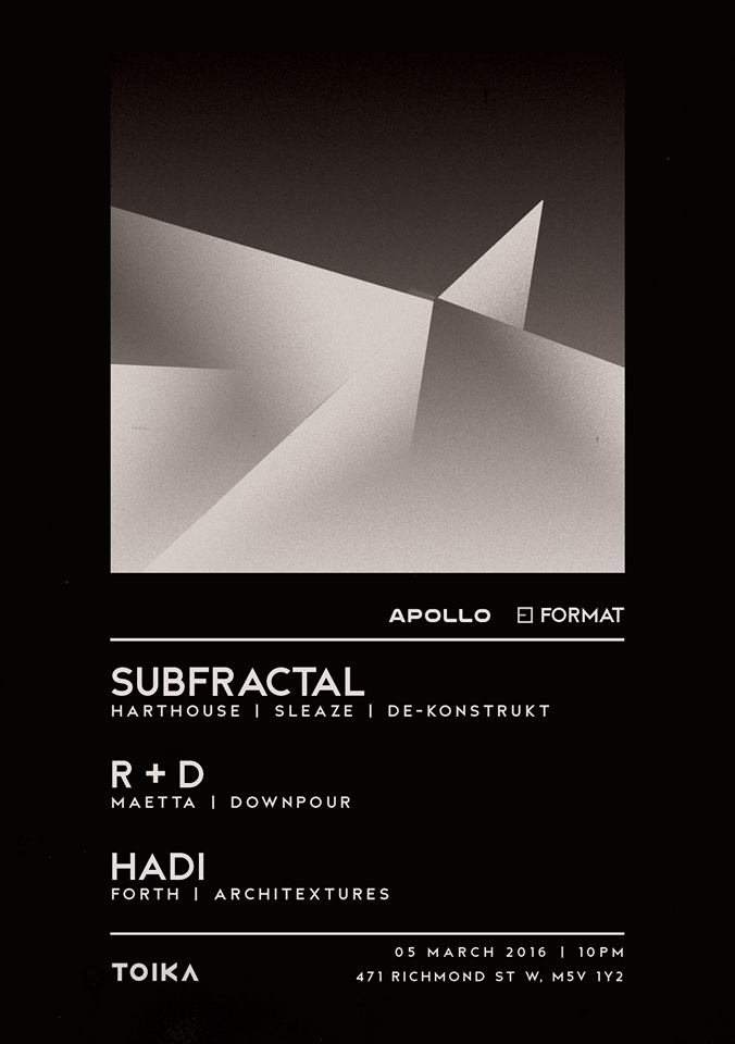 Subfractal with R D & Hadi - Página frontal