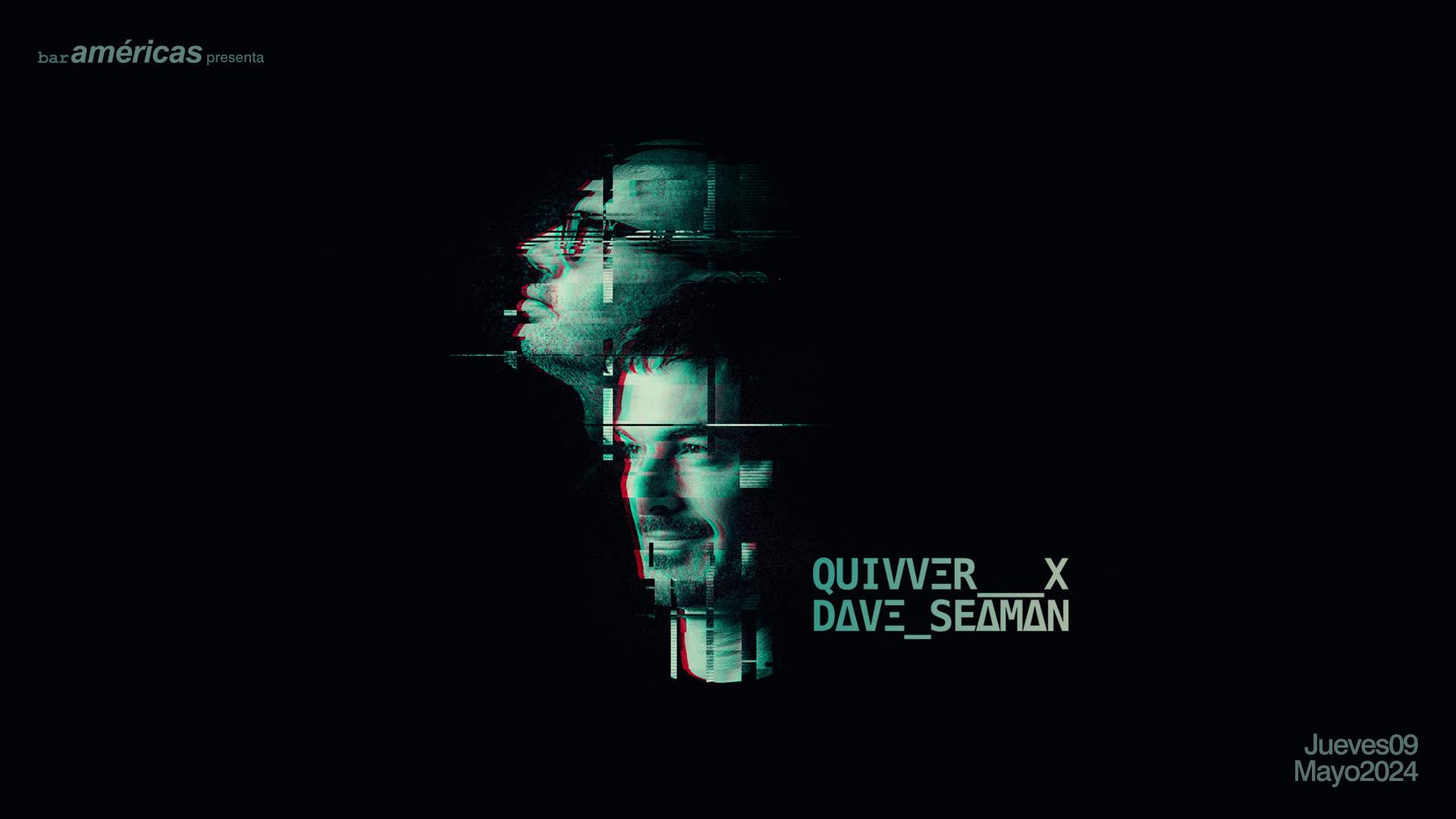 Quivver & Dave Seaman - フライヤー表