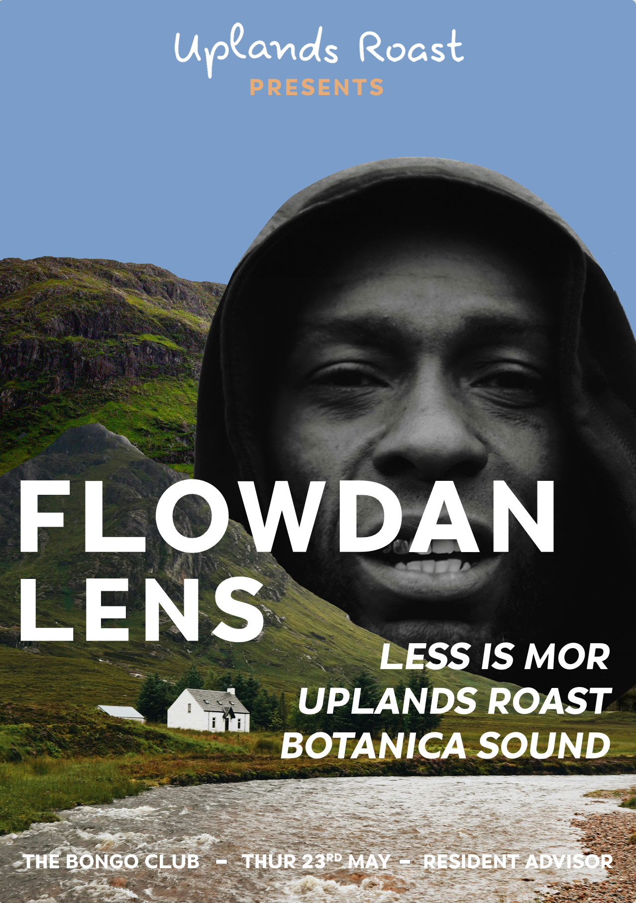 Uplands Roast presents: Flowdan + Lens - Página trasera