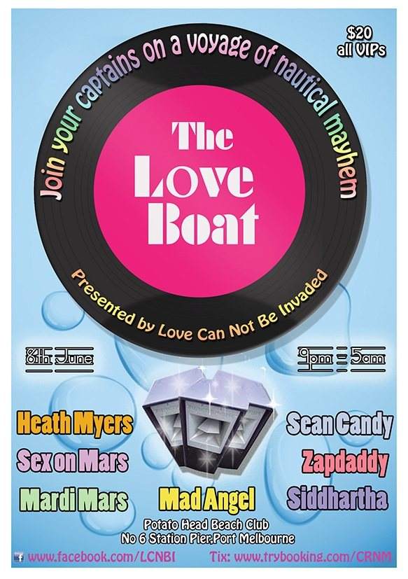 The Love Boat Party - Página trasera