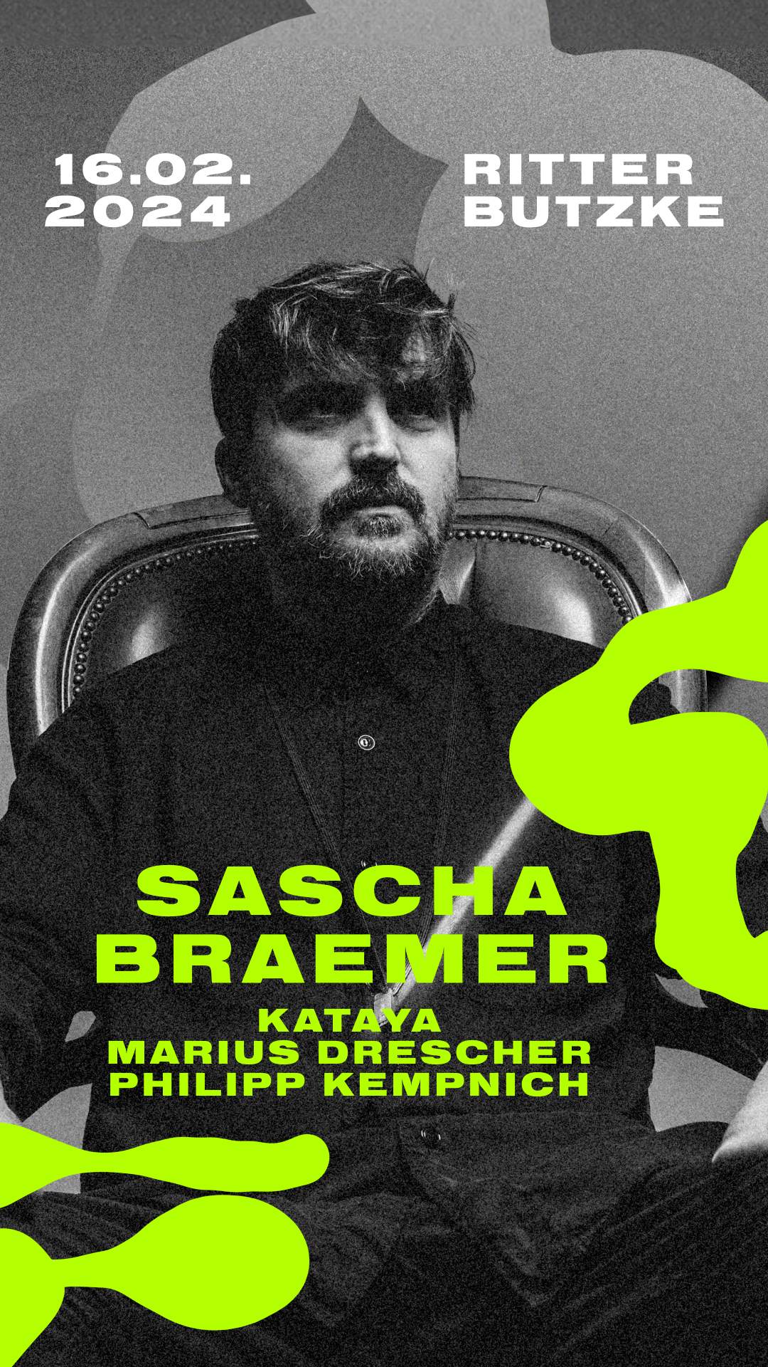 Sascha Braemer - フライヤー裏