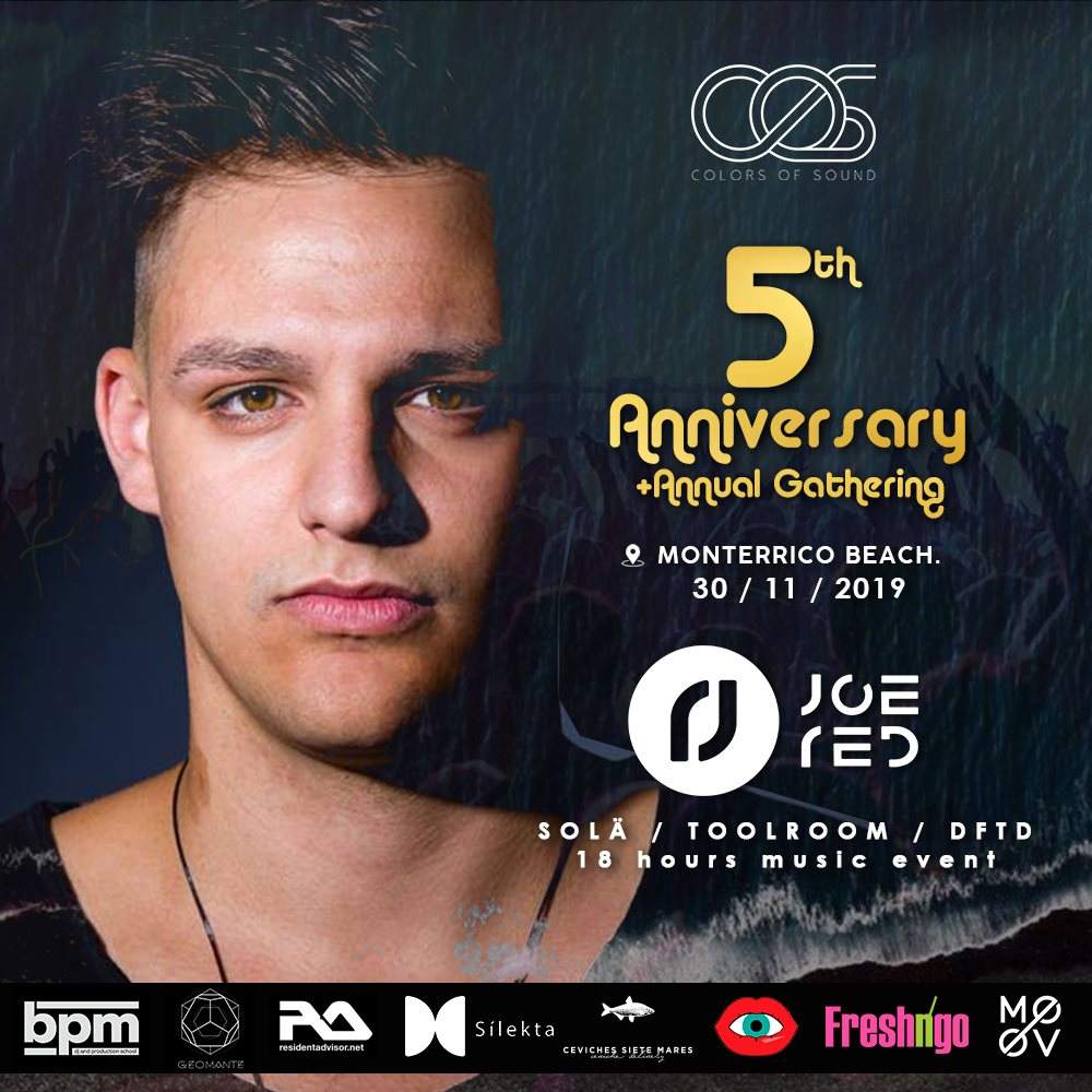 COS 5th Anniversary with Joe Red (Solä, Toolroom, Dftd) - フライヤー表