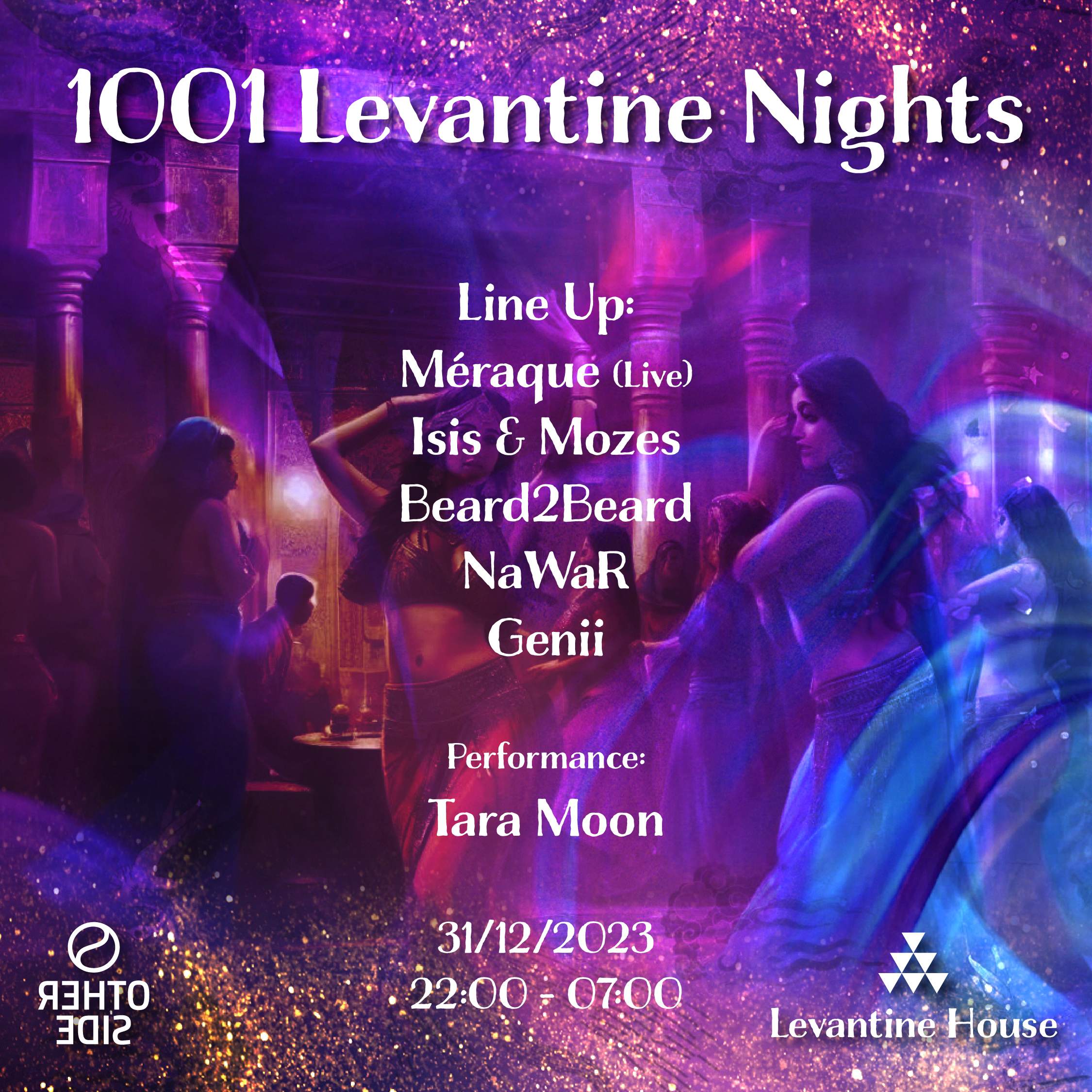 1001 Levantine Nights - フライヤー裏