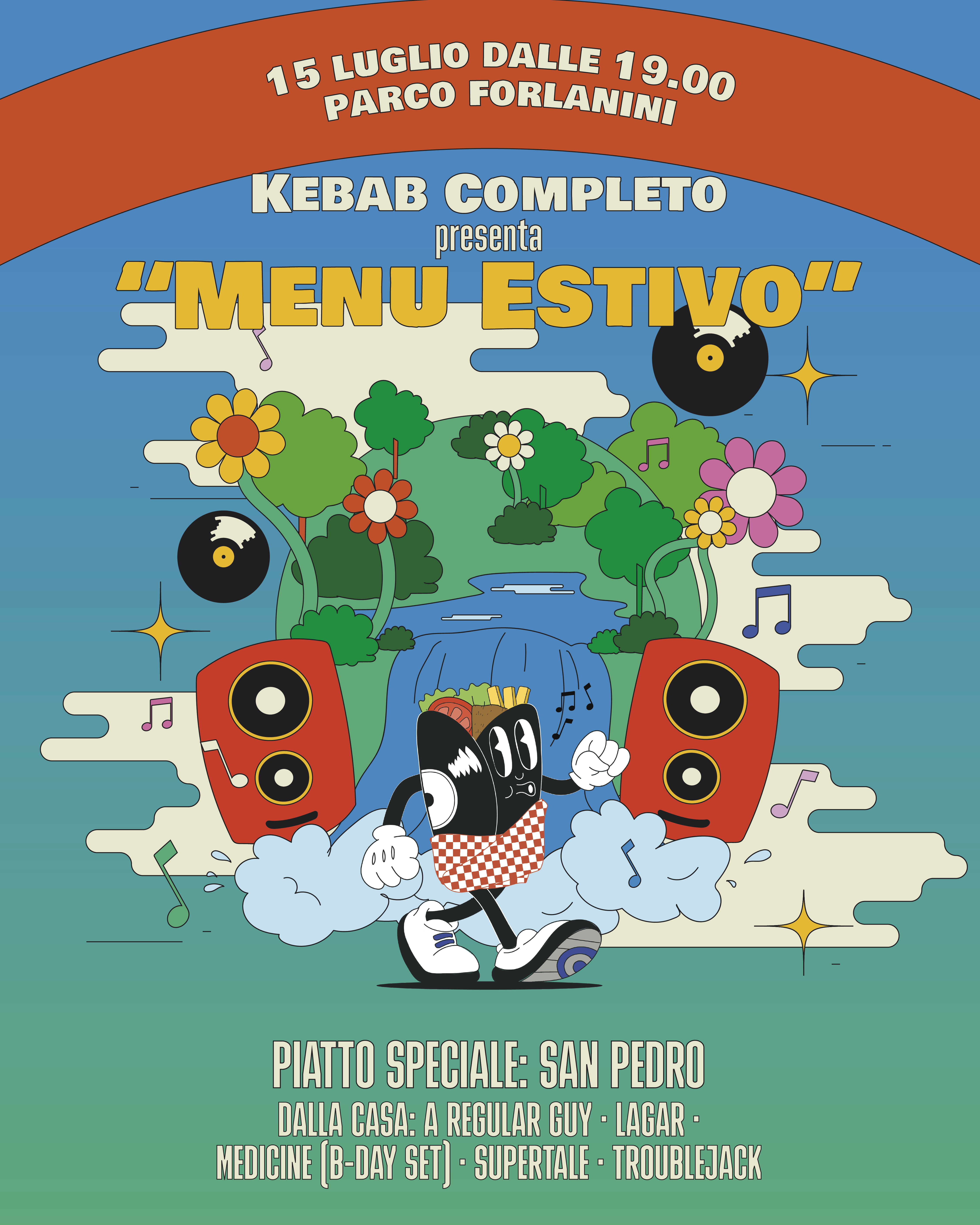 KEBAB COMPLETO presenta 'Menu Estivo' - フライヤー表