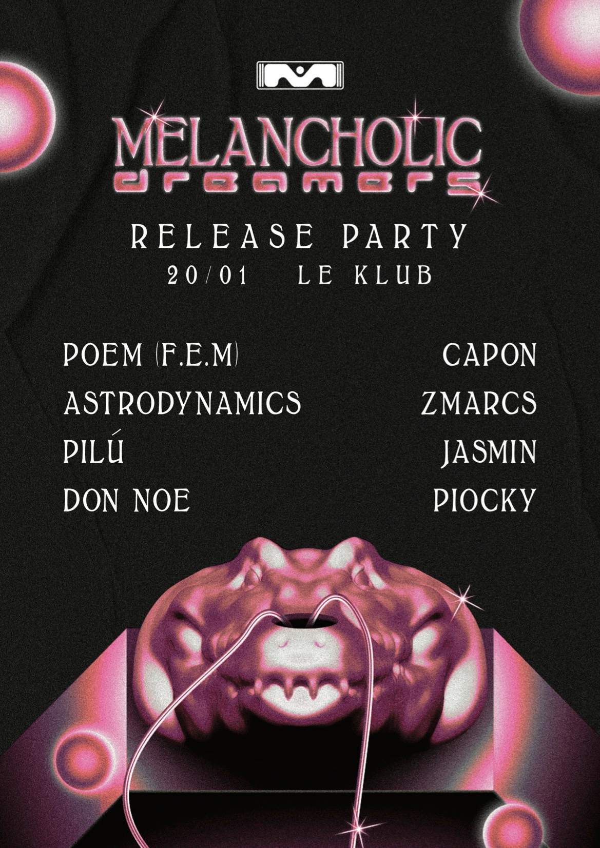 Melancholic Dreamers - Release Party - フライヤー裏