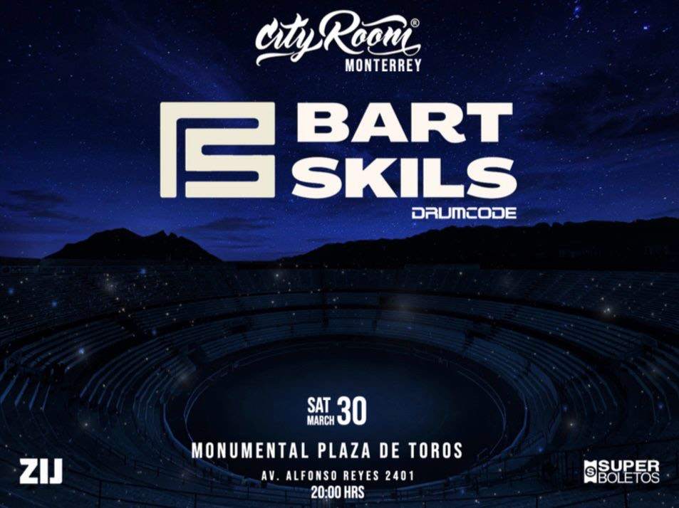 Bart Skils en Monterrey - フライヤー裏